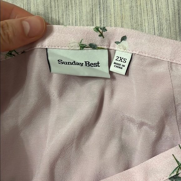 Sunday Best Dawson wrap skirt in lilac 2xs - Picture 3 of 4